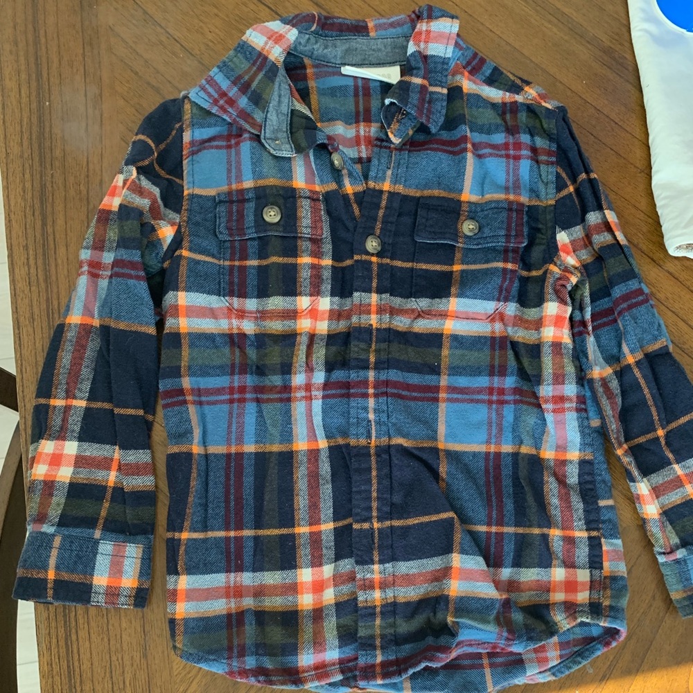 Toddler boy flannel